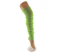 Knee-Over Beenwarmers: Fluor Groen (one size)