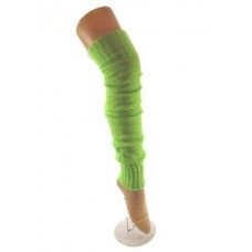 Knee-Over Beenwarmers: Fluor Groen (one size)