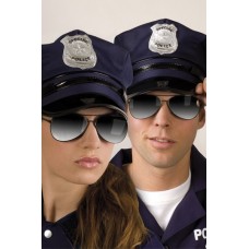 Brillen: Partybril Police spiegel