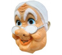 Plastic masker: Oma Met Bril