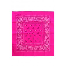 Bandana Fluor roze 53 x 53 cm.