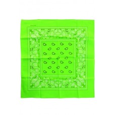 Bandana Fluor groen 53 x 53 cm.