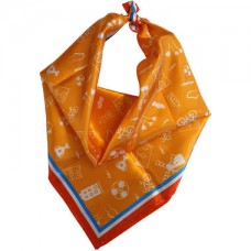 Sjaal Oranje Dames - 70x70cm.