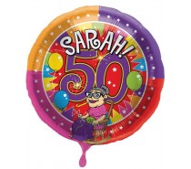 Folie Ballon: 50 Jaar Sarah