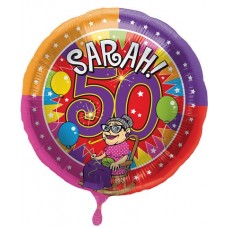 Folie Ballon: 50 Jaar Sarah