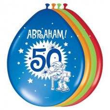 Abraham: 12in/30cm Ballonnen Explosion 8 stuks