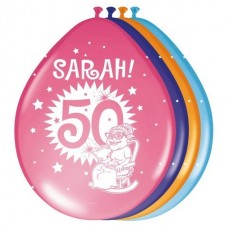 Sarah: Ballonnen 12in/30cm Explosion 8 stuks