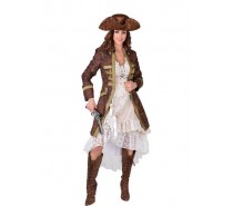 Piraat mantel "used-look"