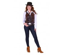 Western: Cowboyvest dame Bruin