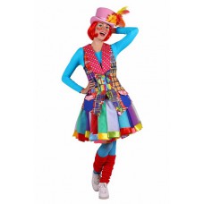 Themavest dame ''Clown'', Mix van kleuren