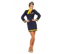 Stewardess Luxe  rok/jasje/pet/sjaal