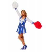 Cheerleader Lux verkrijgbaar in het rood en blauw