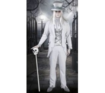 Halloween: kostuum Ghost groom met hoed