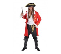 Piraat: Piratenmantel Rood