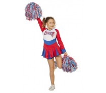 Cheerleader Rood-Wit-Blauw